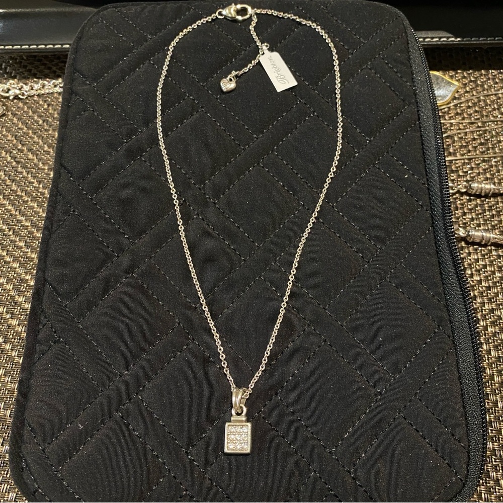 BRIGHTON Meridian Zenith Mini Necklace - Silver - Style JM6101 NWT